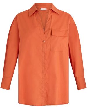 Liu Jo Chemise En Coton - Orange