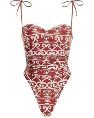 Agua Bendita Rabano ワンピース水着 - レッド