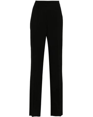 Styland High-Waisted Straight-Leg Trousers - Black