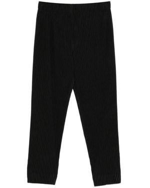 Homme Plissé Issey Miyake Pleated Trousers - Black