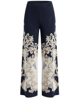 Circus Hotel Pantalon À Taille Élastique - Blue