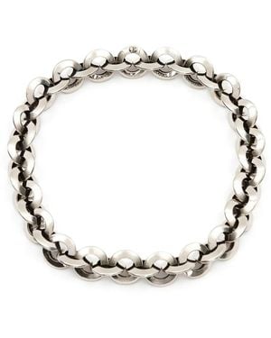 McQueen Eyelet チェーン チョーカー - メタリック