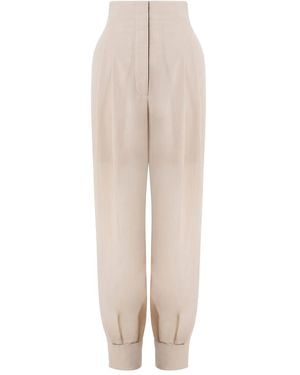 Philosophy Di Lorenzo Serafini Stitched Carrot Trousers - White