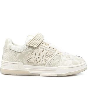 Amiri Ma Skyline Sneakers Mit Schlangenleder-Effekt - Weiß