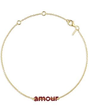 Design Letters Bracelet À Inscription - White