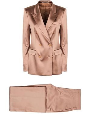 Tagliatore Double-Breasted Suit - Pink