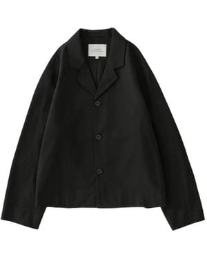 Studio Nicholson Cotton Single-Breasted Jacket - Black
