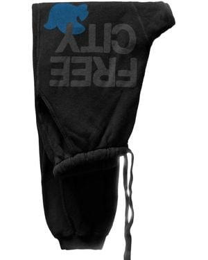 Freecity Logo Track Trousers - Black