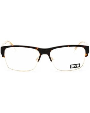 Spy Brody Rectangle-Frame Glasses - White
