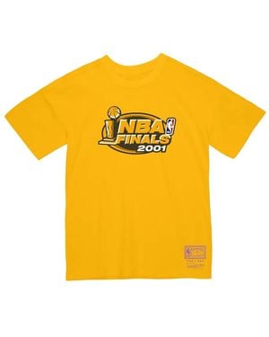 Mitchell & Ness Los Angeles Lakers 2001 "Finals" T-Shirt - Yellow