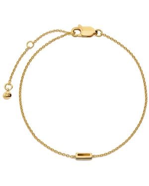 Monica Vinader Initial I Chain Bracelet - Metallic