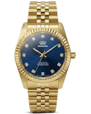 Richelieu Swiss Orologio Con Logo 22Mm - Blu