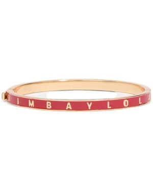 Bimba Y Lola Rigid Logo Bracelet - Pink
