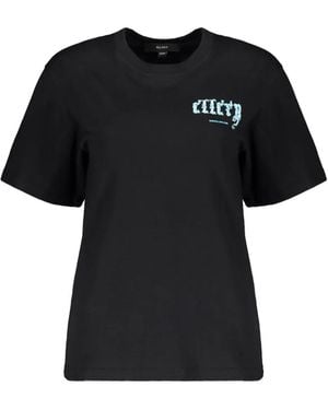 Ellery Logo-Print T-Shirt - Black