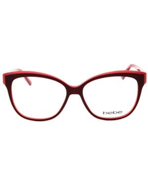 Bebe Geometric-Frame Glasses - Black