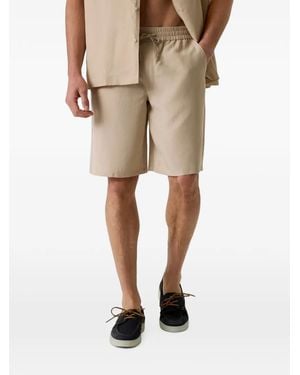 Guess Short À Taille À Lien De Resserrage - Black