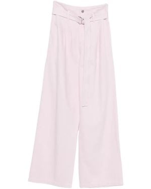 Agolde Vaqueros Corset Con Cinturón - Rosa
