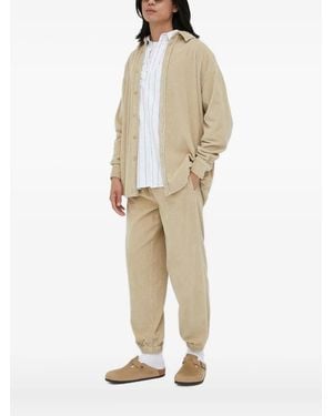 American Vintage Camicia Padow A Coste Con Bottoni - Neutro