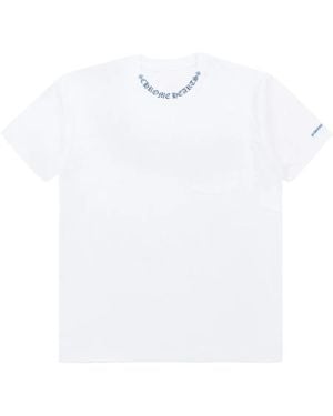 Chrome Hearts Neck-Logo Pocket T-Shirt - White