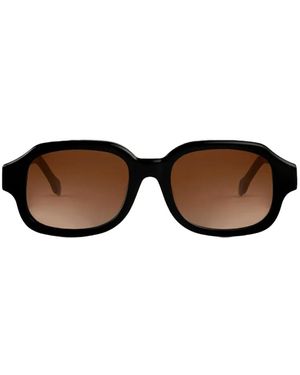 Dyrka Morghen Square-Frame Sunglasses - Brown