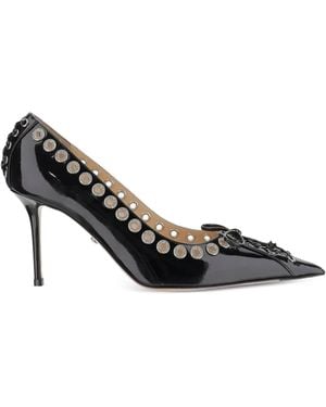 Mach & Mach Eyelet-lace pumps - Negro