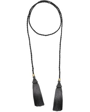 Jennifer Behr Gigi Tassel-Detail Necklace - White