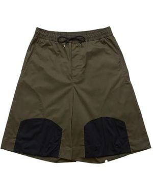 NAMACHEKO Parachute Bermuda Shorts - Green