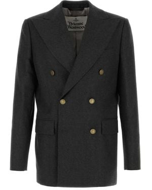 Vivienne Westwood Captain ダブルジャケット - ブラック