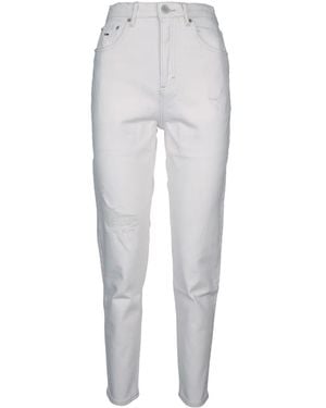 Tommy Hilfiger ハイライズ テーパードジーンズ - ホワイト