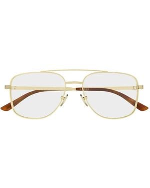 Gucci Klassische Pilotenbrille - Mettallic