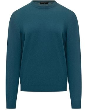 FILIPPO DE LAURENTIIS Crew-Neck Jumper - Blue