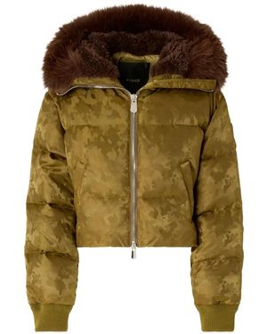 Pinko Short Down Jacket - Green