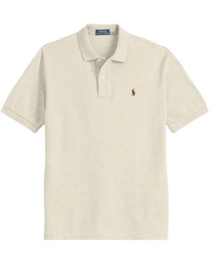Polo Ralph Lauren Pony-Motif Cotton Polo Shirt - White