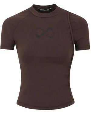 OTTOLINGER Round-Neck T-Shirt - Brown
