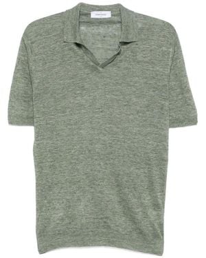 Gran Sasso T-Shirt À Col Polo Et Manches Courtes Tennis - Green