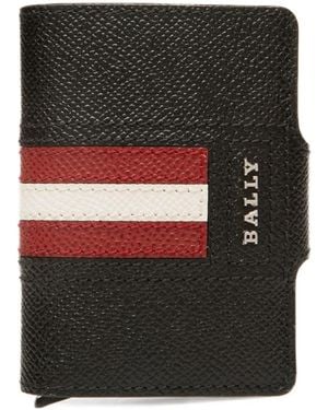 Bally Ribbon-Detailed Leather Wallet - Nero