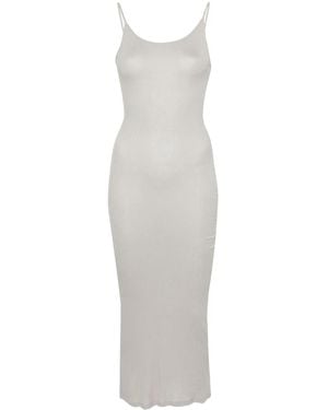 Majestic Filatures Ribbed Maxi Dress - White