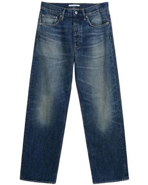 sunflower Faded-Effect Loose Jeans - Blue