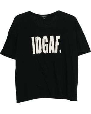 R13 Graphic-Print T-Shirt - Black