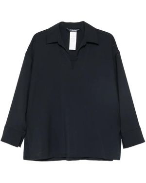Max Mara Virgin Wool Blouse - Blue