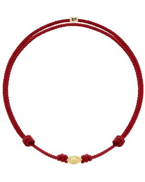 Luis Morais Evil Eye Cord Bracelet - Red