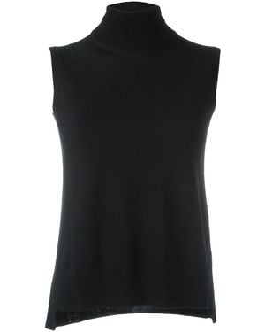 Akris Turtleneck Sleeveless Knitted Top - Black