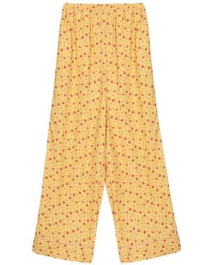Sleeper Pantalones Pastelle Oversize - Amarillo