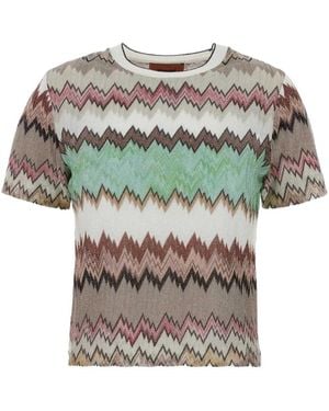 Missoni Short-Sleeve T-Shirt - Grey