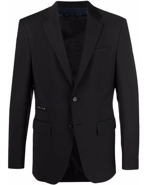 Philipp Plein Crystal Skeleton Gigolò Fit Blazer - Black