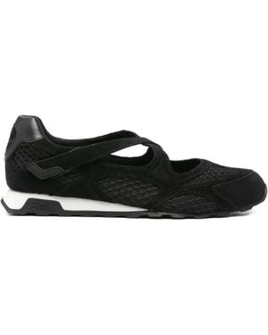Ash Cross-Over Touch-Strap Trainers - Black