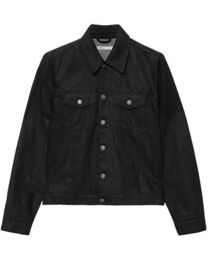 AllSaints Veste En Jean Fitted Trucker - Black