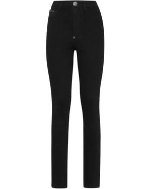 Philipp Plein ハイウエスト ジーンズ - ブラック