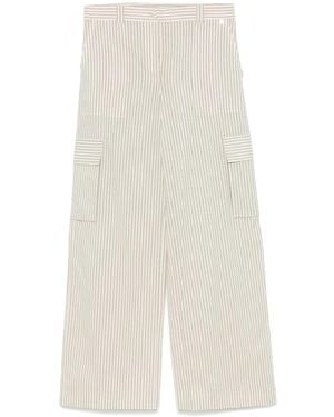 Twinset Striped Trousers - ホワイト