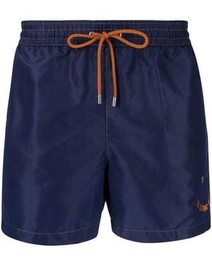 Paul Smith Costume Da Bagno Con Stampa - Blu